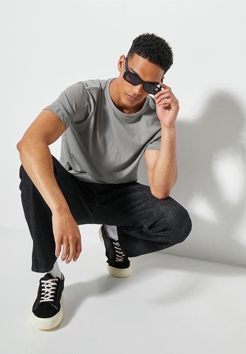 Superbalist - Nate crew neck tee - mid grey