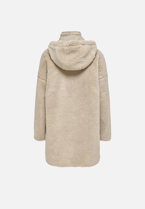 ONLY - Sascha sherpa jacket - cuban sand