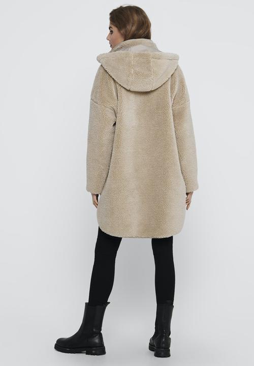 ONLY - Sascha sherpa jacket - cuban sand