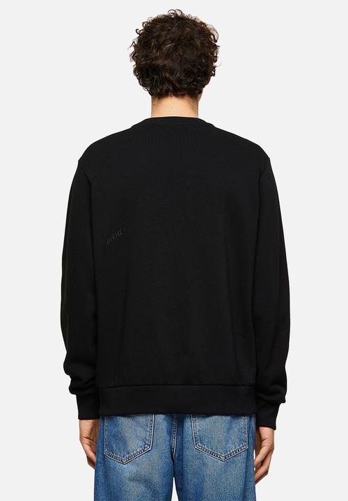Diesel  - S-girk-b4 printed sweater - black
