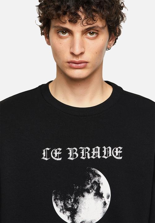 Diesel  - S-girk-b4 printed sweater - black