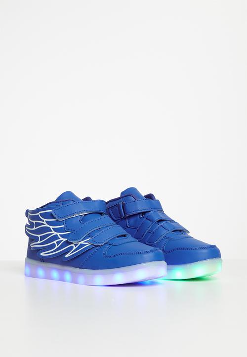 Pop Candy - Boys wing light up sneaker - blue