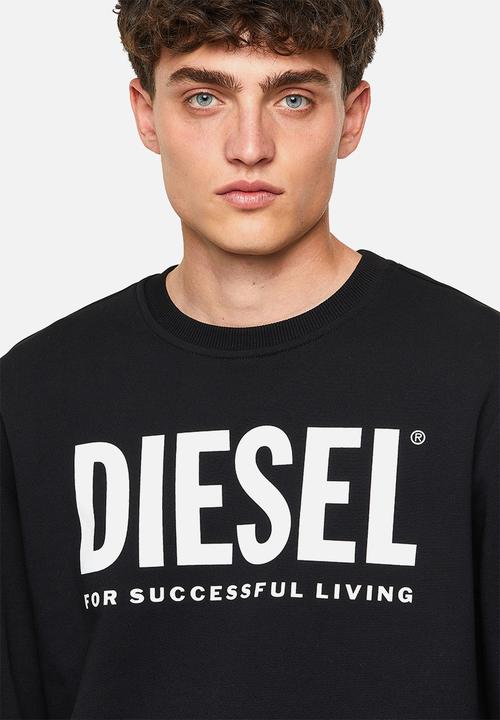 Diesel  - S-girk-ecologo sweater - black