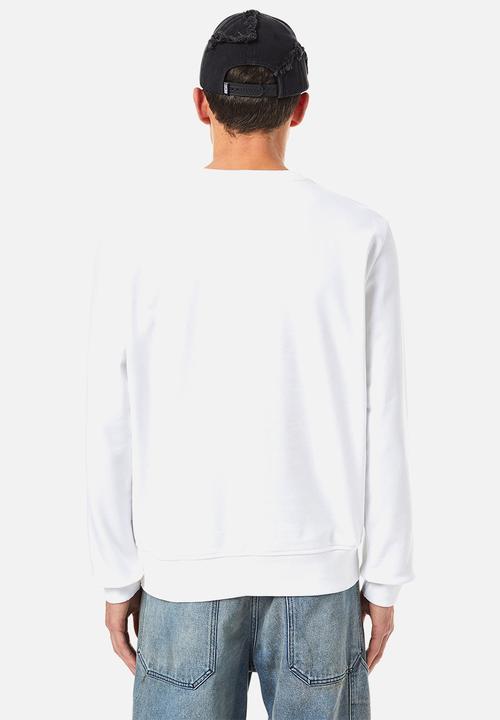 Diesel  - S-girk-ecologo sweater - white
