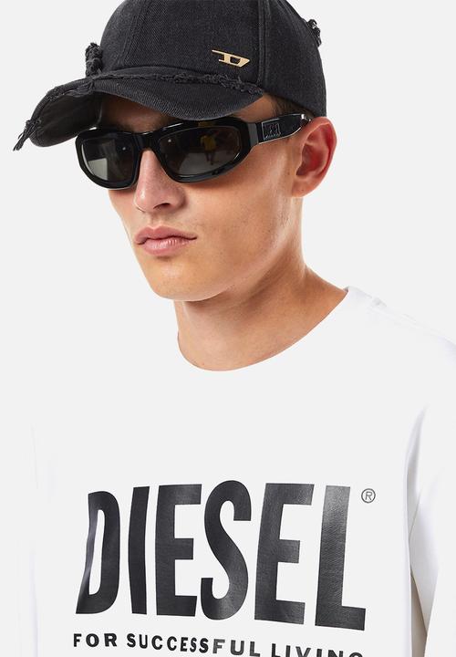 Diesel  - S-girk-ecologo sweater - white