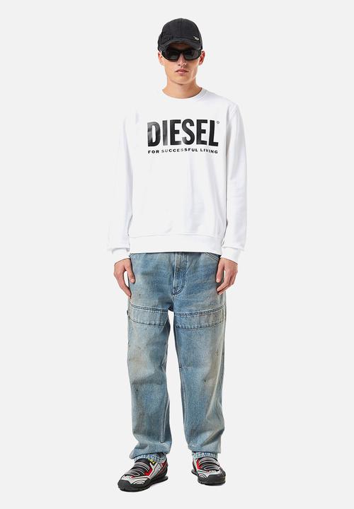 Diesel  - S-girk-ecologo sweater - white