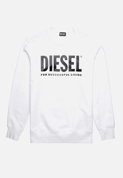 Diesel  - S-girk-ecologo sweater - white