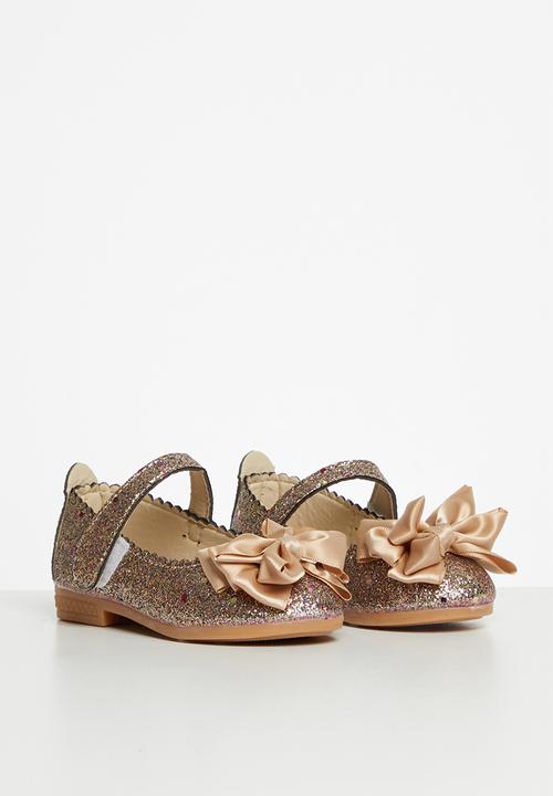 Pop Candy - Girls glitter pump - silver/gold