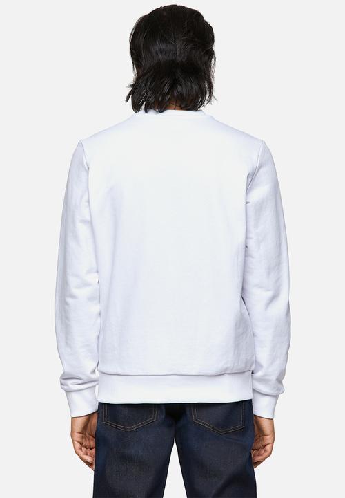Diesel  - S-girk-k20 chest print sweater - white