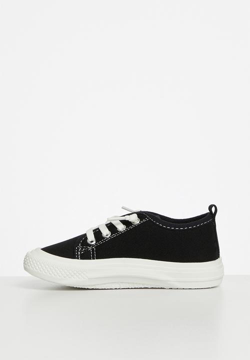 Pop Candy - Boys sneaker - black & white