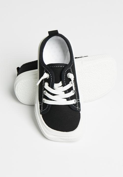 Pop Candy - Boys sneaker - black & white
