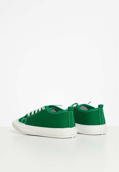 Pop Candy - Boys sneaker - green & white