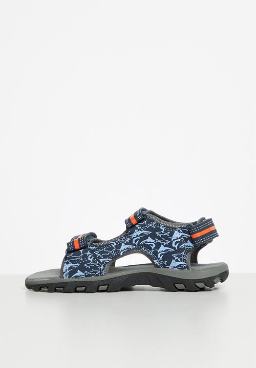 Pop Candy - Boys sandals - blue & orange