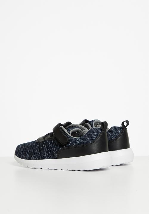 Pop Candy - Boys sneaker with velcro strap - navy