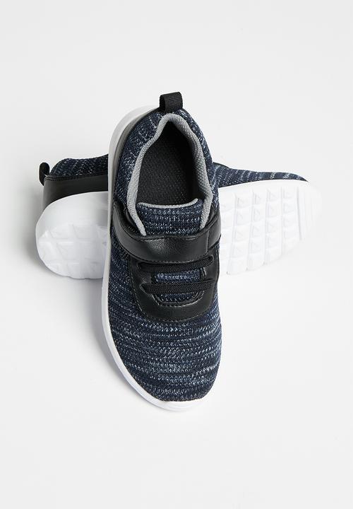 Pop Candy - Boys sneaker with velcro strap - navy