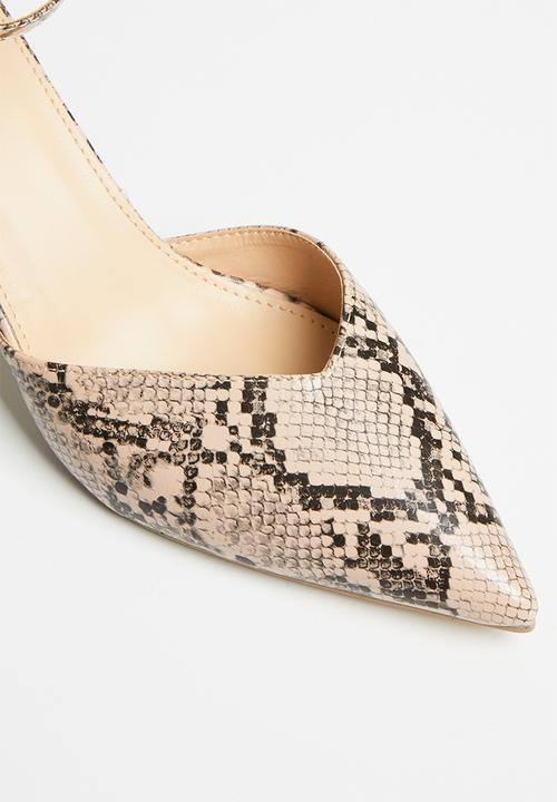 Superbalist - Kate closed stiletto - neutral & black