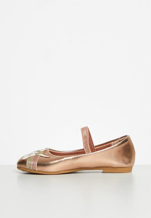 Pop Candy - Girls unicorn pump - rose gold
