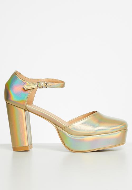 Superbalist - Kendra platform heel - gold