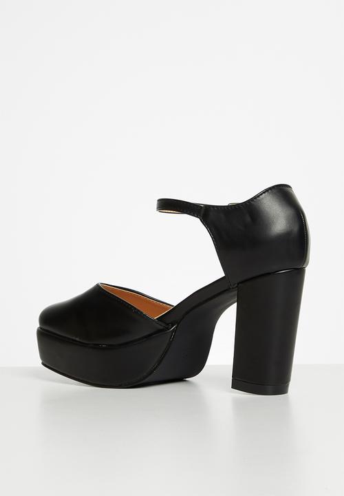 Superbalist - Kendra platform heel - black