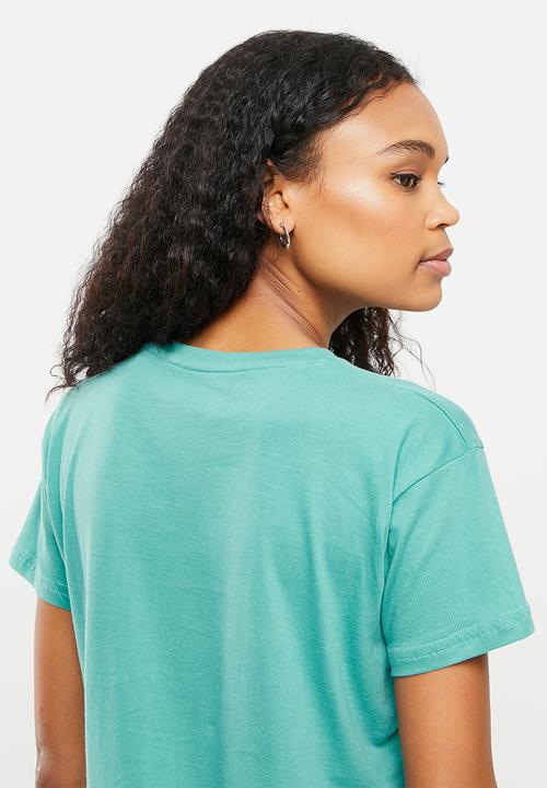 RVCA - Big rvca slim crew - lt teal
