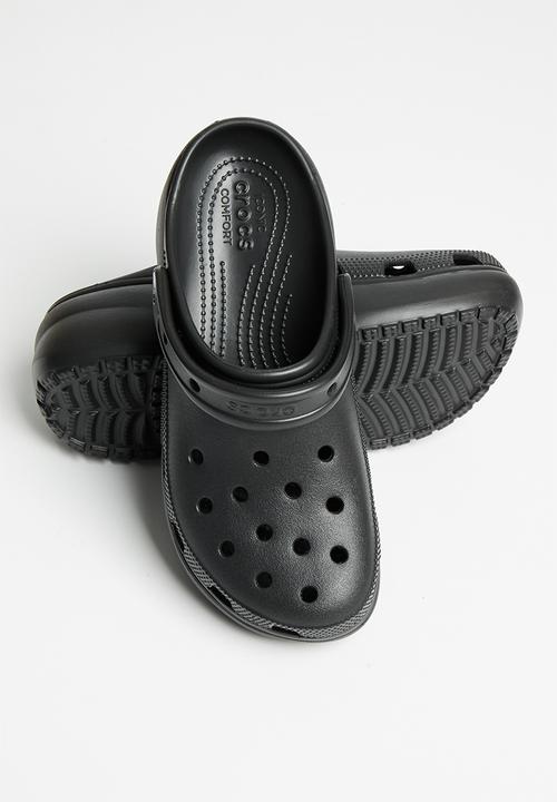 Crocs - Classic platform clog w - black