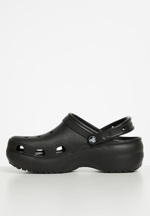 Crocs - Classic platform clog w - black