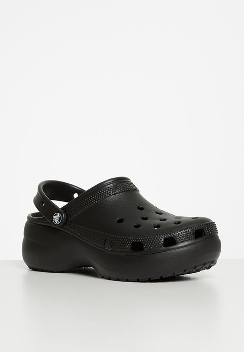 Crocs - Classic platform clog w - black
