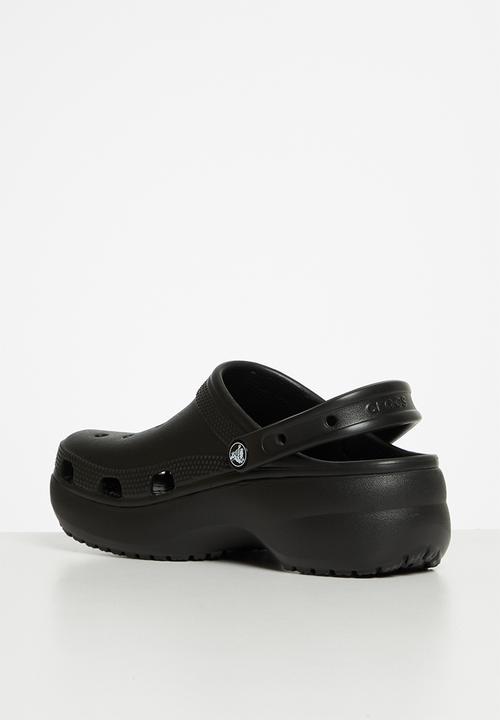 Crocs - Classic platform clog w - black