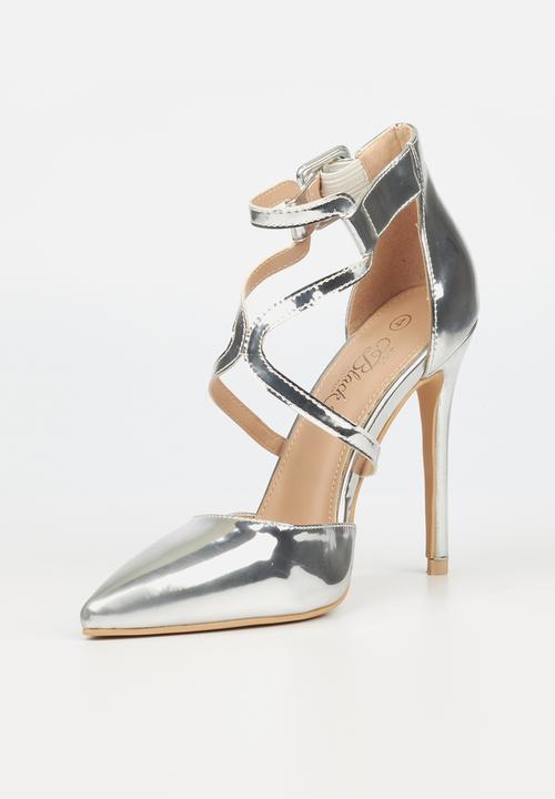 Miss Black - Chacha1 heel - silver