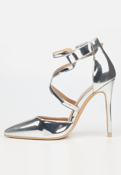 Miss Black - Chacha1 heel - silver