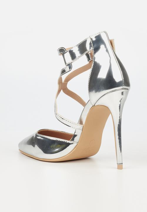 Miss Black - Chacha1 heel - silver