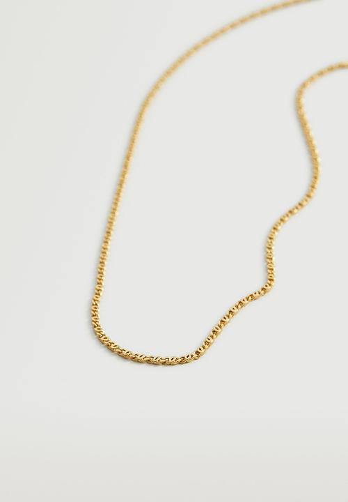 MANGO - Slim chain necklace - gold