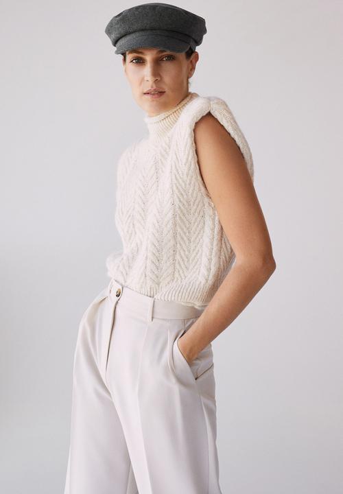 MANGO - Visor beret - grey