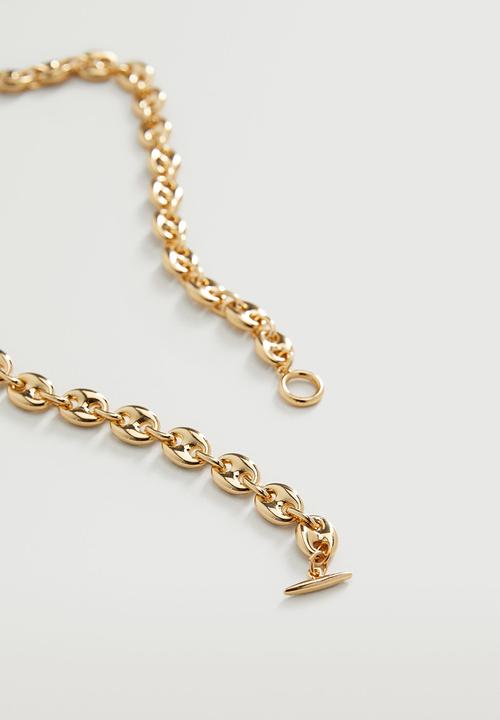 MANGO - Link chain necklace - gold