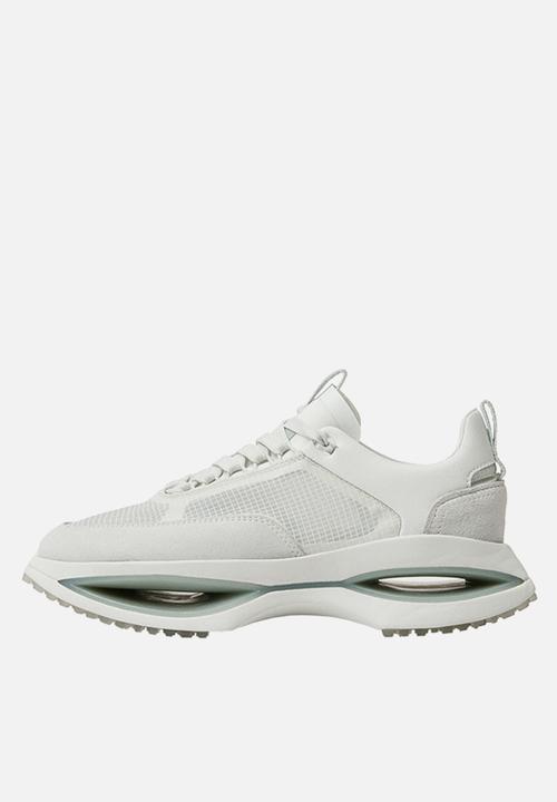 MANGO - Iconic leather sneaker - turquoise / aqua