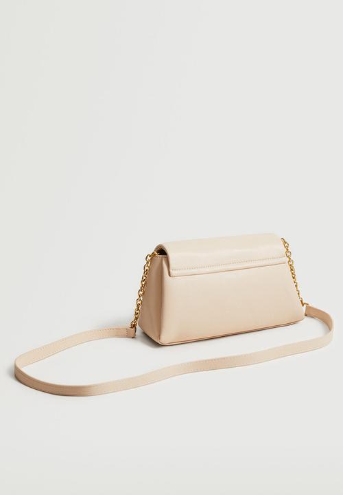 MANGO - Flap chain bag - neutral