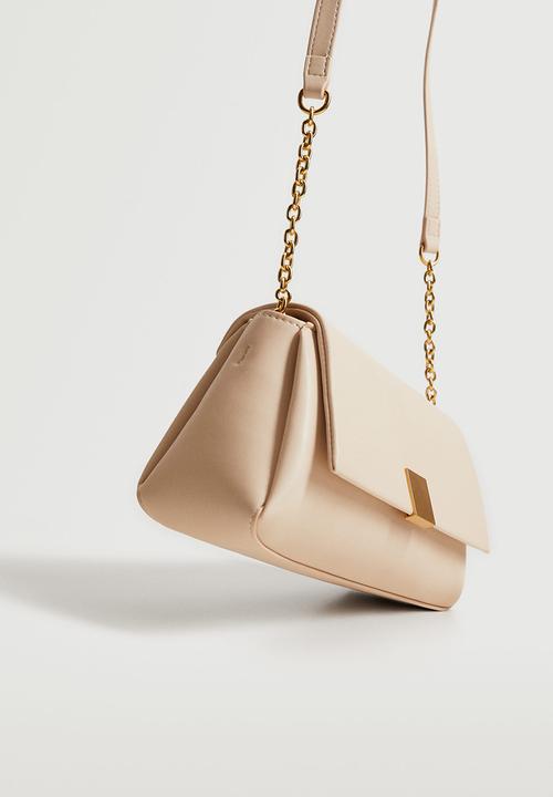 MANGO - Flap chain bag - neutral