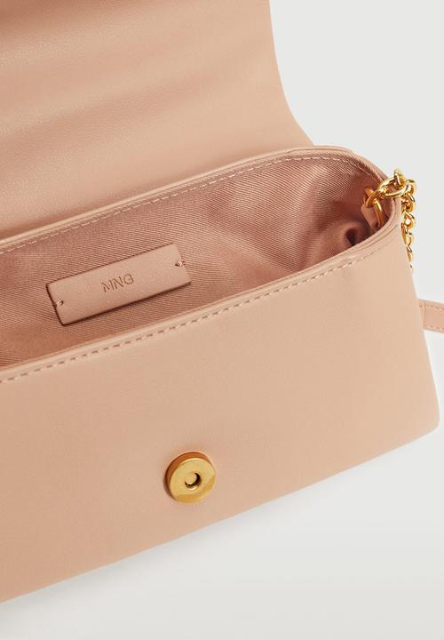 MANGO - Flap chain bag - pink