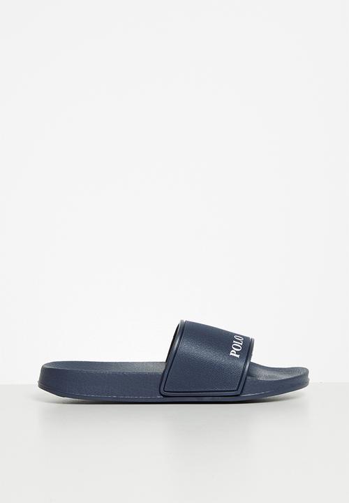 POLO - Skylar plain pool sandal - navy