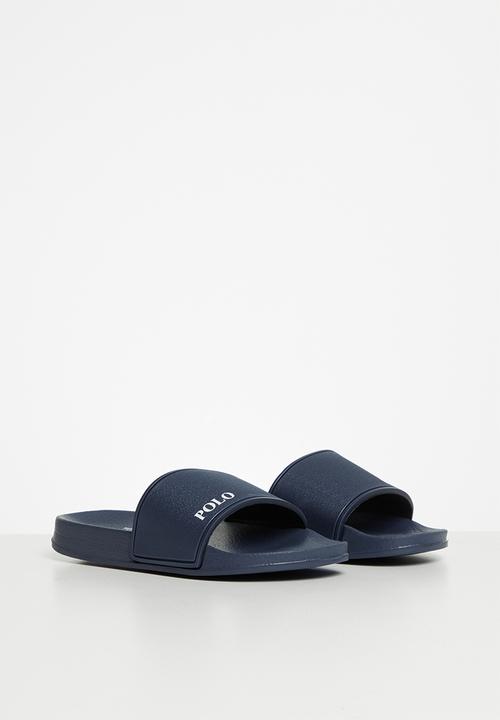 POLO - Skylar plain pool sandal - navy