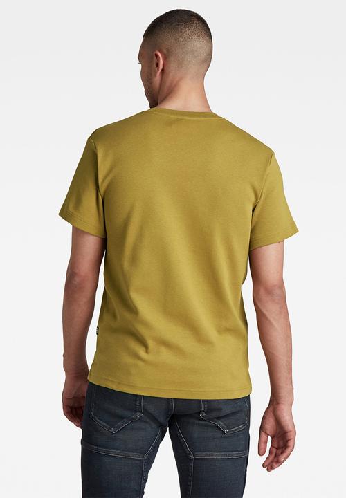 G-STAR - Circle graphic r t - gold olive