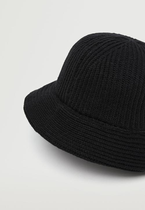 MANGO - Bucket hat - black
