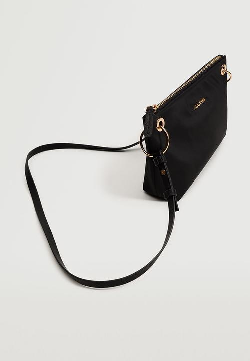 MANGO - Logo crossbody bag - black
