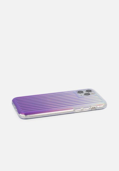 Cased. - Holographic phone case - purple