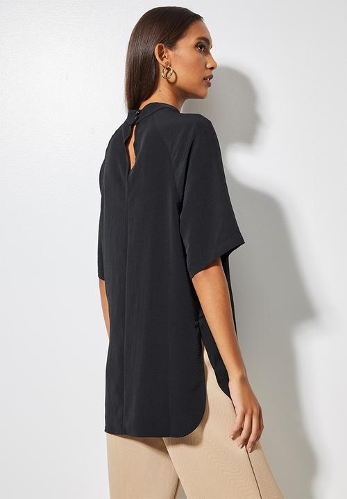 Superbalist - Raglan sleeve shell - black