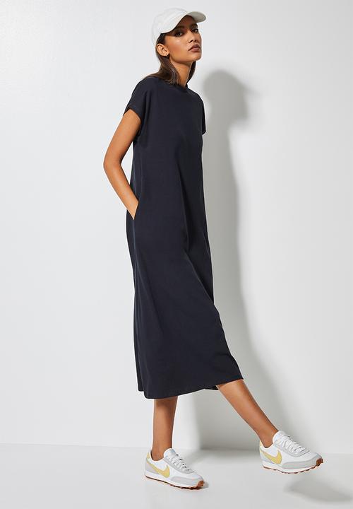 Superbalist - Sleeveless T-shirt dress - black