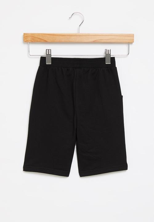 Pop Candy - Boys plain sweatshorts - black