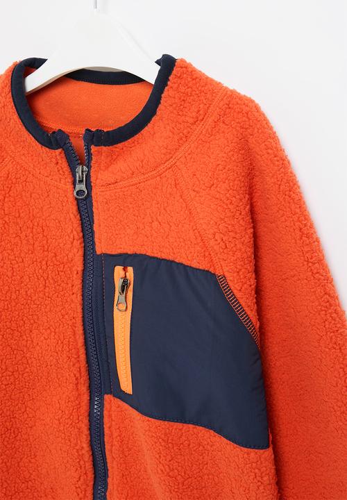 Pop Candy - Boys polar fleece jacket - orange