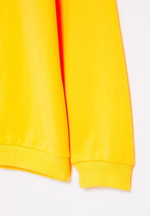 Pop Candy - Boys dino crew sweatshirt - mustard