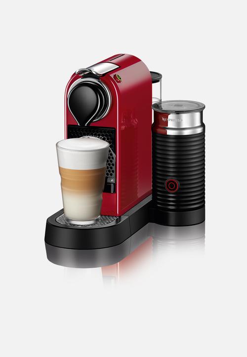 Nespresso - Citiz & milk coffee machine - cherry red